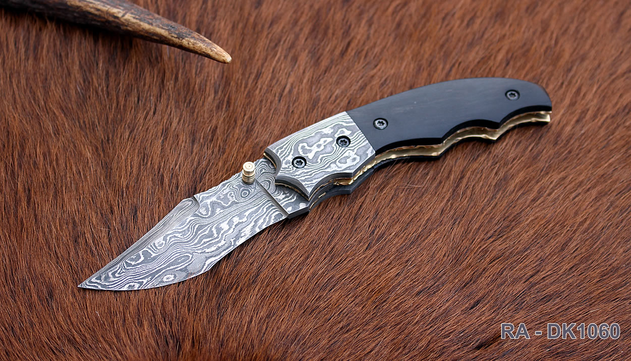 Damascus Folding Knife